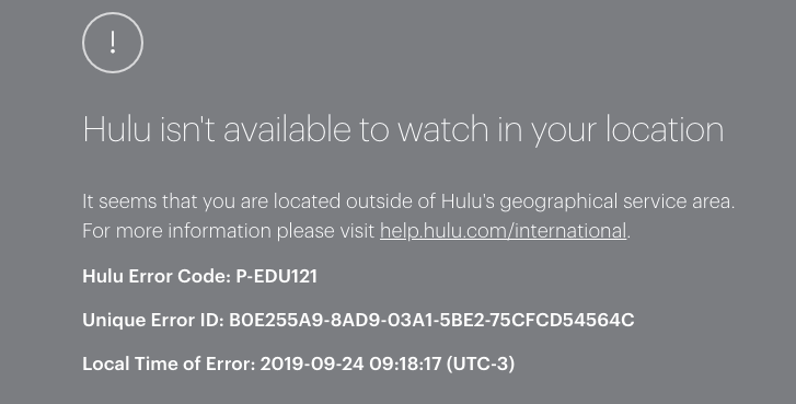 hulu location error
