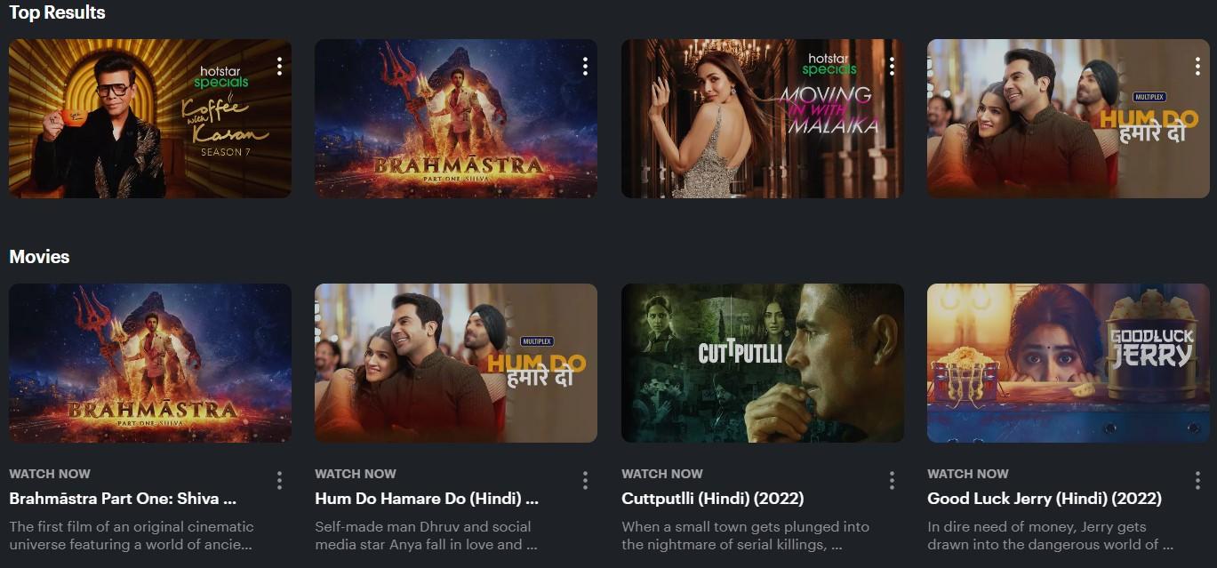 Hulu in India - Indian content