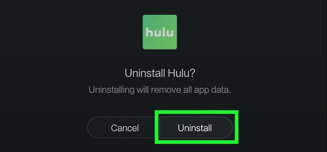 Hulu app issues - uninstall Hulu 