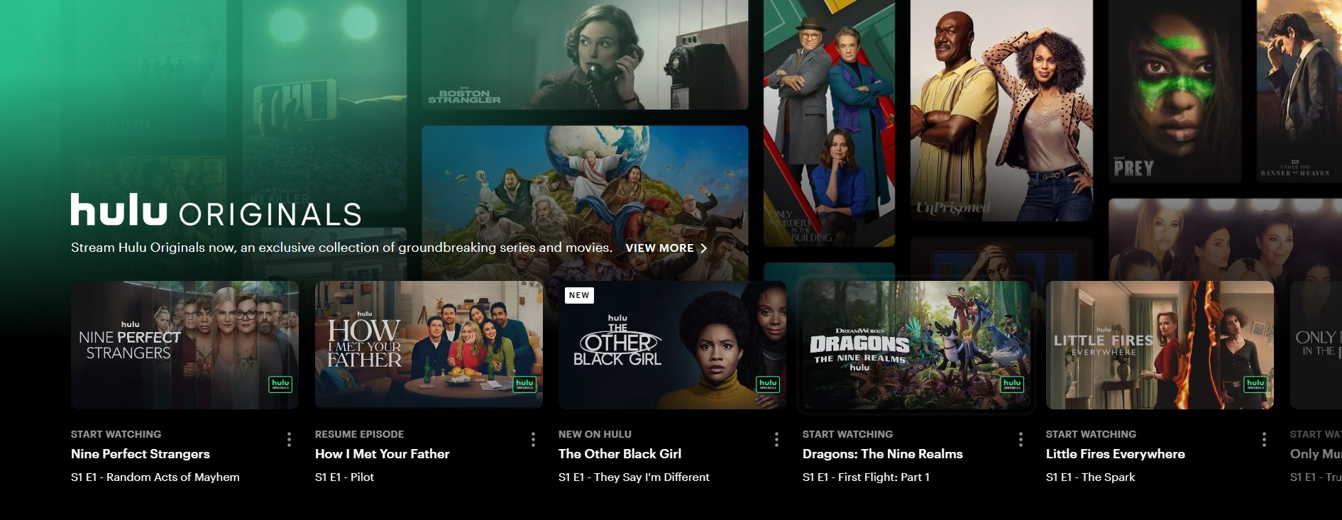 Hulu in Ireland - Hulu originals
