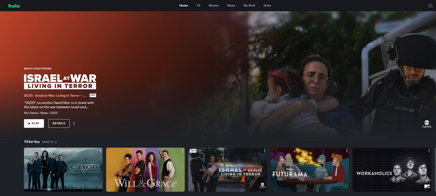 Hulu in Croatia - Hulu home