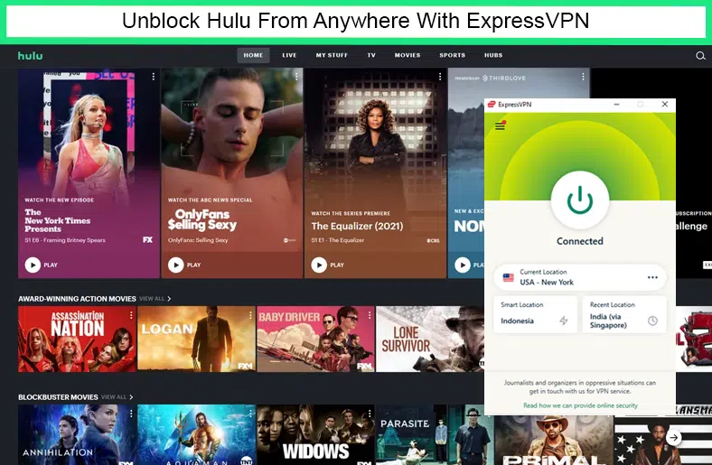 ExpressVPN – Most Trustworthy VPN for Unblocking Hulu 