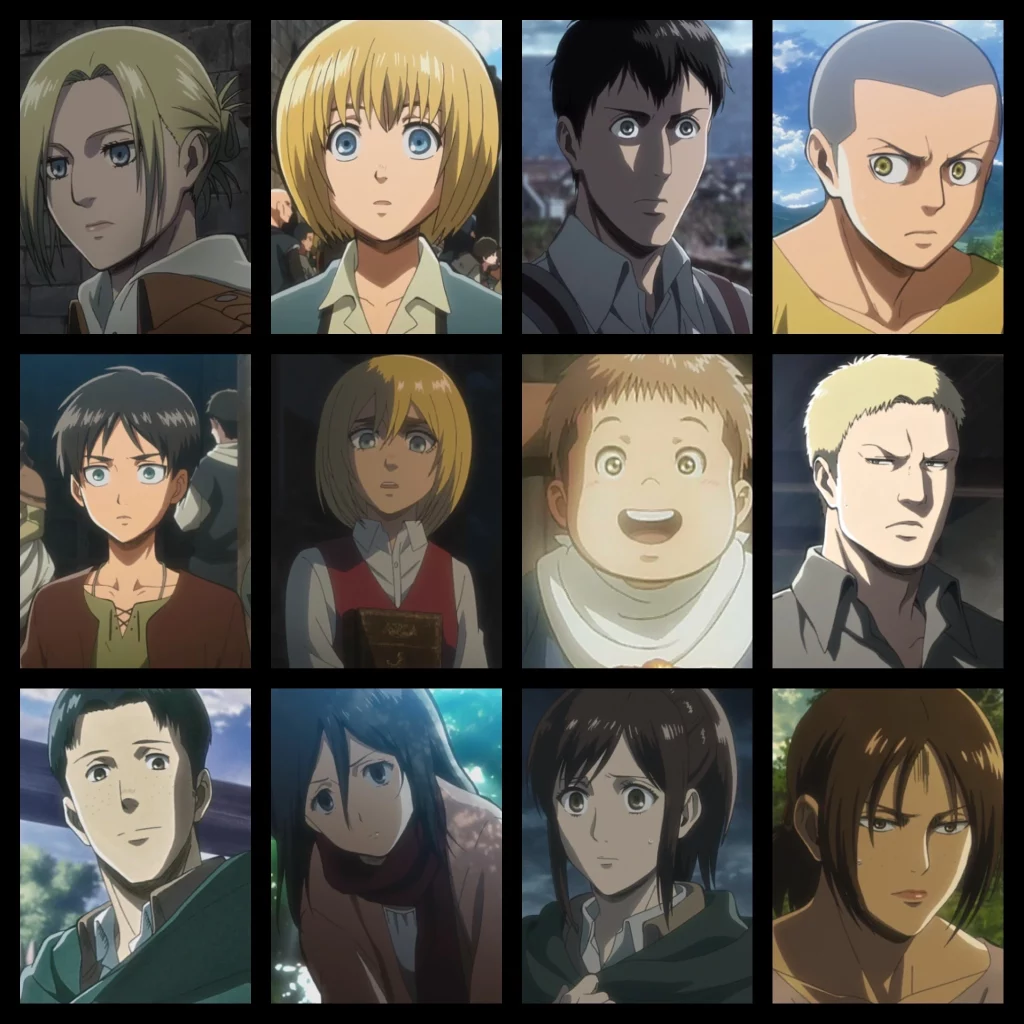 Who are the Main Characters in AoT?